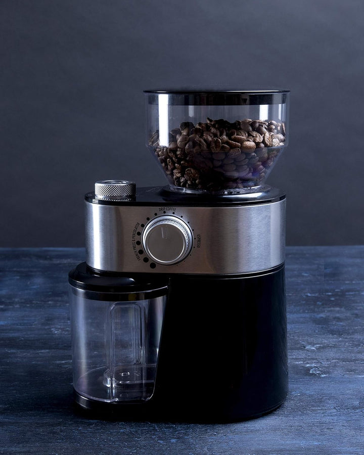 Gastronoma 18120001 Kaffeemühle Kaffee Espresso elektrische Mühle, 12 Mahlgradeinstellungen von Fein