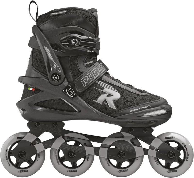 Roces Unisex – Erwachsene Pic Tif Inline Skate 36 black-lightgrey, 36 black-lightgrey