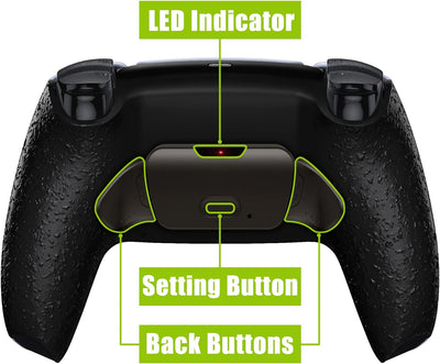 eXtremeRate Programmierbares RISE (RMB) Remap Kit für ps5 Controller BDM-030/040, Real Metal Buttons