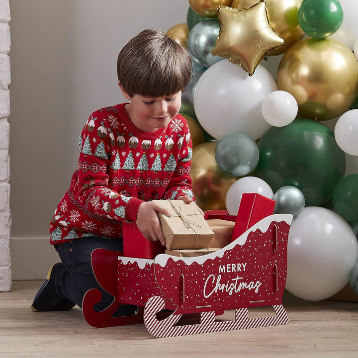 Weihnachtsgeschenke-Schlitten