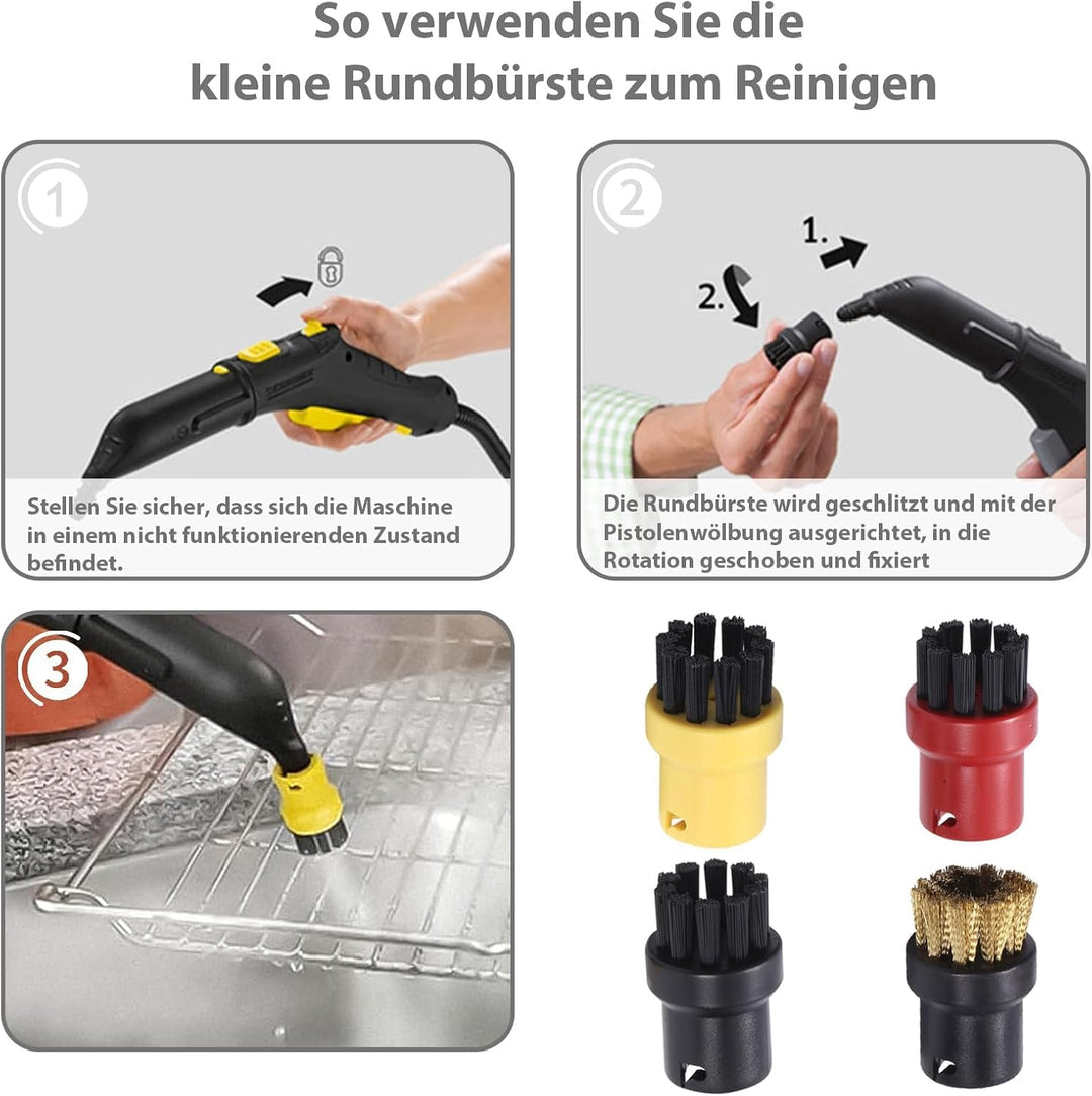 Polti Vaporetto, Karcher sc3, Kärcher sc3, Hoch Effizientes All-in-One-Set Für Dampfreiniger-Zubehör