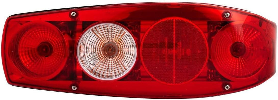 HELLA - Heckleuchte - Caraluna II - Glühlampe - 12V - Einbau/geschraubt - Lichtscheibenfarbe: rot -