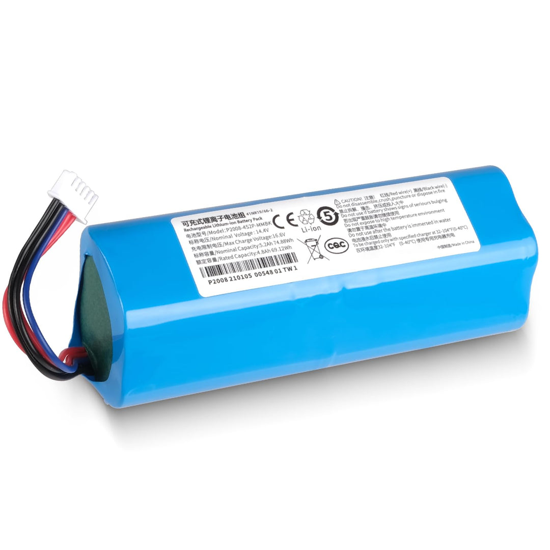5200 mAh Akku Kompatibel mit Ecovacs Deebot T5 T8 T8+ T9 T9+ Deebot T10 T9 Ozmo 950 DX65 DX93 DX96,