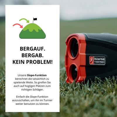 Golflaser.de - Golf Laser Entfernungsmesser Birdie 1300 Pro Slope Black - FlagFinder - 1300m Reichwe