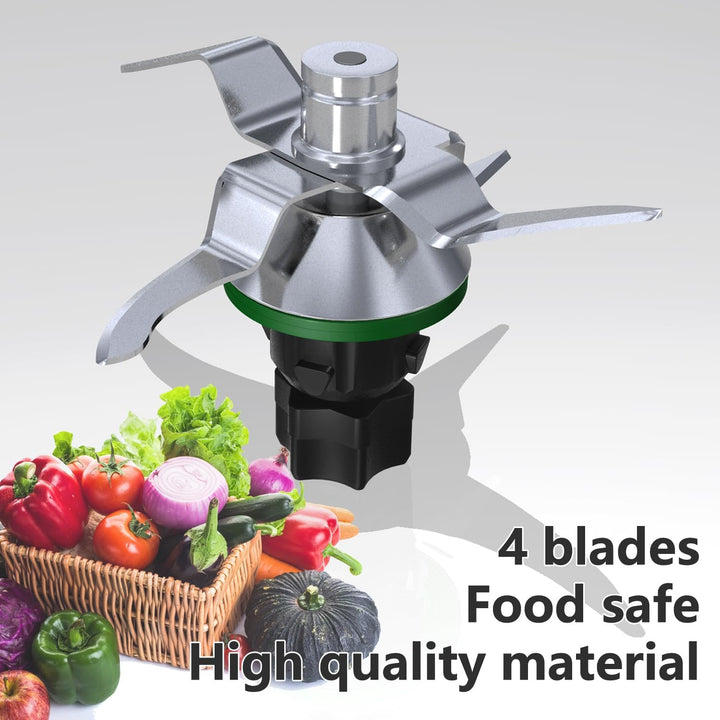 Mixmesser mit 4 Klingen passend für Vorwerk Thermomix TM 5 TM5 Küchenmaschine (TM5 und TM6), TM5 und