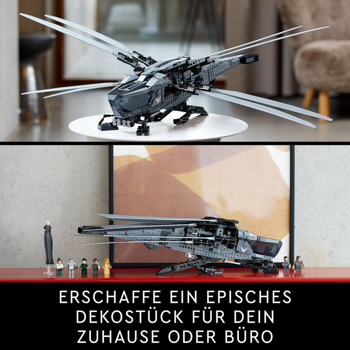 LEGO 10327 Icons Dune Atreides Royal Ornithopter, Set zum Sammeln für Erwachsene, Film-Geschenk für