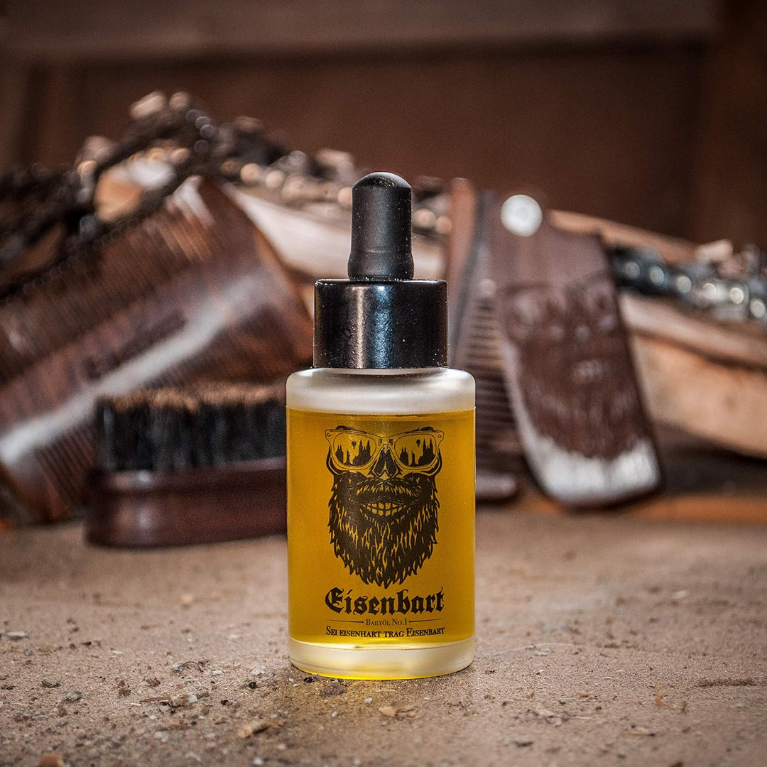 Eisenbart Bartöl No.I 30 ml Premium Bartpflege mit Marula Öl/Holzig + Frisch Holzig, Frisch 30 ml (1