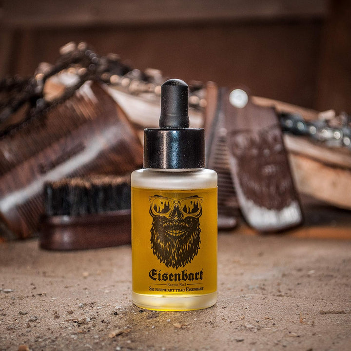 Eisenbart Bartöl No.I 30 ml Premium Bartpflege mit Marula Öl/Holzig + Frisch Holzig, Frisch 30 ml (1