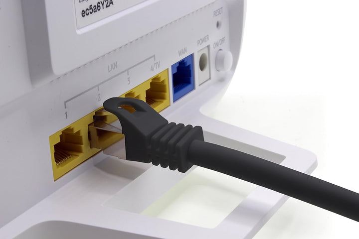 1aTTack.de 10m - schwarz - 5 Stück Cat7 Netzwerkkabel SFTP Patchkabel Lankabel Rohkabel 10GB/s - 500