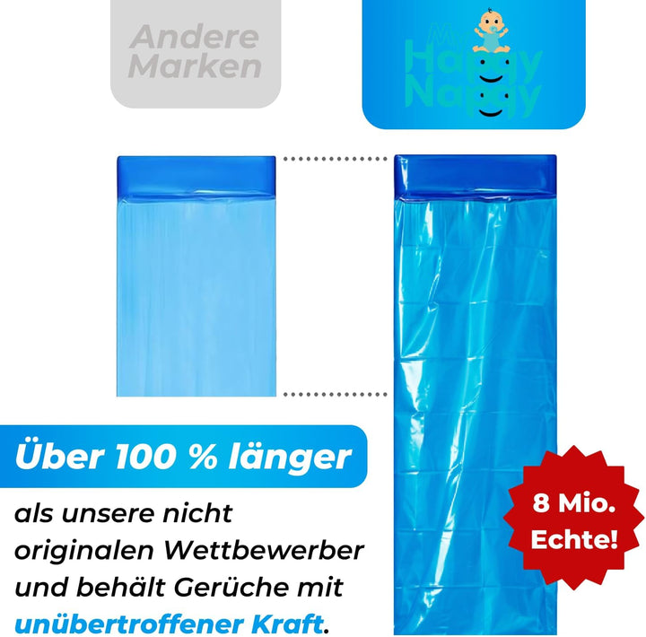 My Happy Nappy Nachfüllkassetten -【Kompatibel mit Tommee Tippee Sangenic Tec, Simplee Sangenic und T