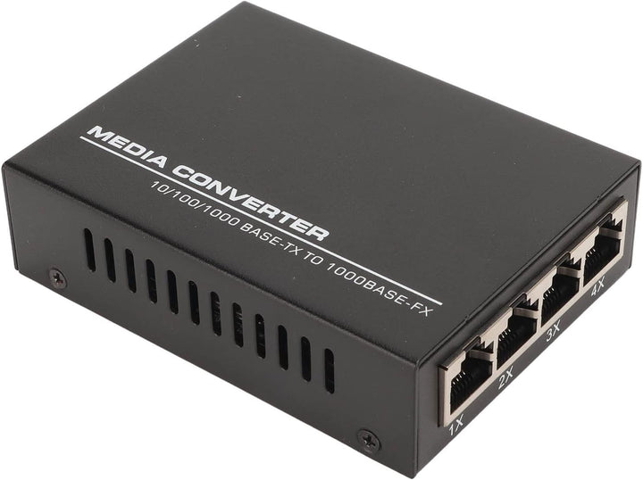 Gigabit-Ethernet-Medienkonverter, SFP-Glasfaser-auf-RJ45-Ethernet-Adapter, 1000Base auf 10/100/1000B