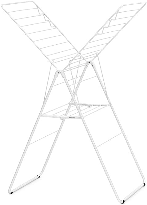 Brabantia HangOn 20m Trockengestell, Edelstahl, Fresh White 20m without Rod Fresh White, 20m without