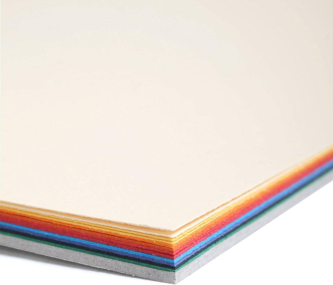 Clairefontaine 93764C Packung (mit 24 Bögen Zeichenpapier Etival Color, 50 x 65 cm, 160g, gekörnt, i