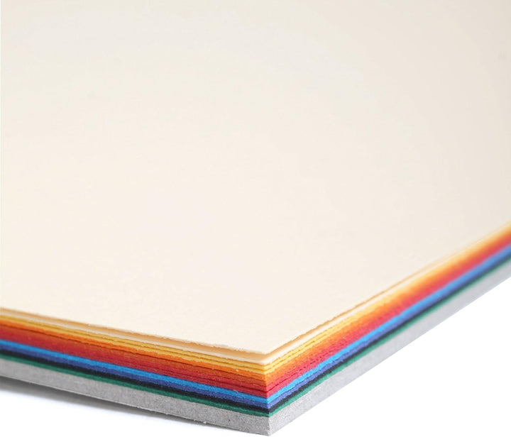 Clairefontaine 93764C Packung (mit 24 Bögen Zeichenpapier Etival Color, 50 x 65 cm, 160g, gekörnt, i