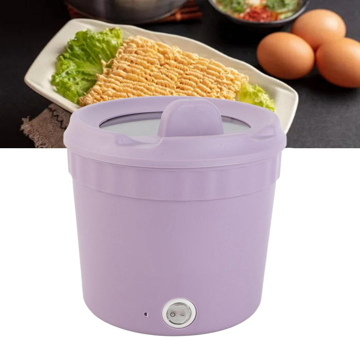 Multifunktionaler Elektrischer Hot Pot 1.2L Schnellnudeln Kocher Mini Elektretopf 450W Zum Kochen Ra
