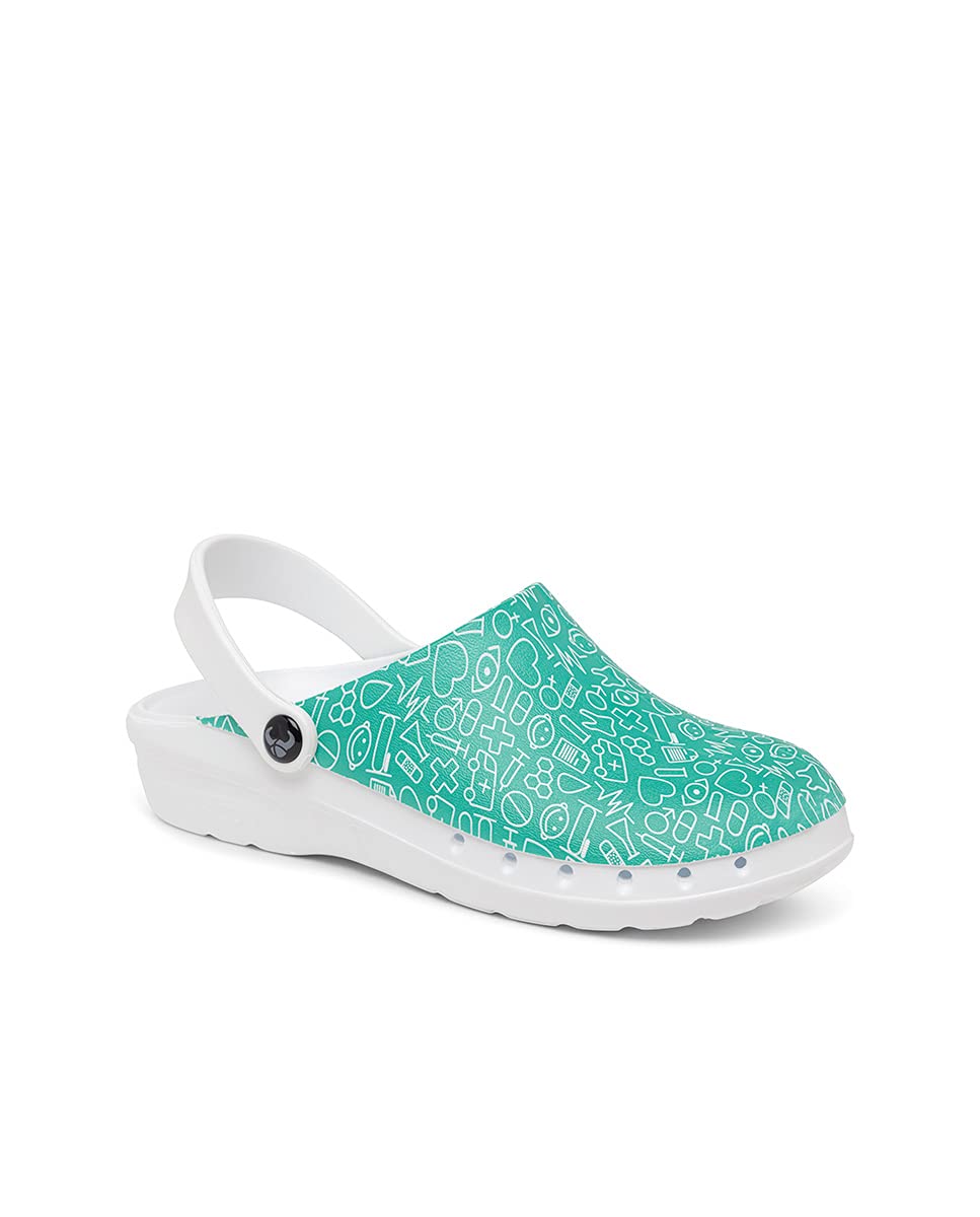 Suecos Unisex Oden Fusion Print Arbeitsclogs 39 EU Weit Estampado, 39 EU Weit Estampado