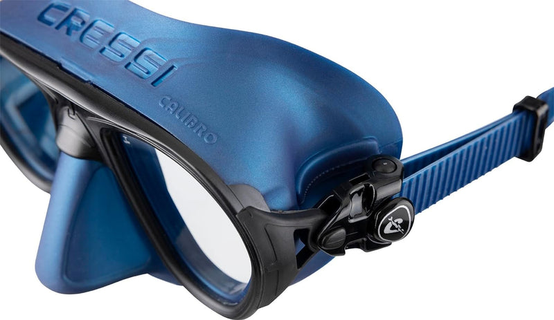 Cressi Calibro Tauchmaske Blau Nery/Schwarz, Blau Nery/Schwarz