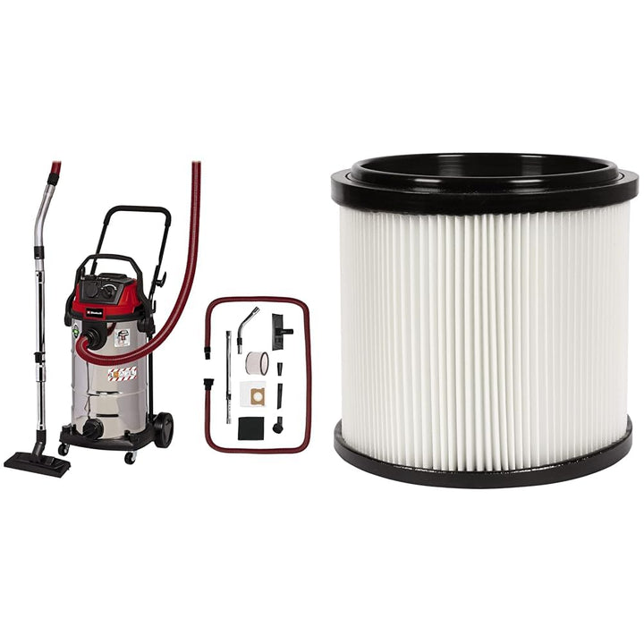Einhell Nass-Trockensauger TE-VC 2340 SACL (1500 W, 225 mbar, HEPA-Faltenfilter inkl. Filterreinigun