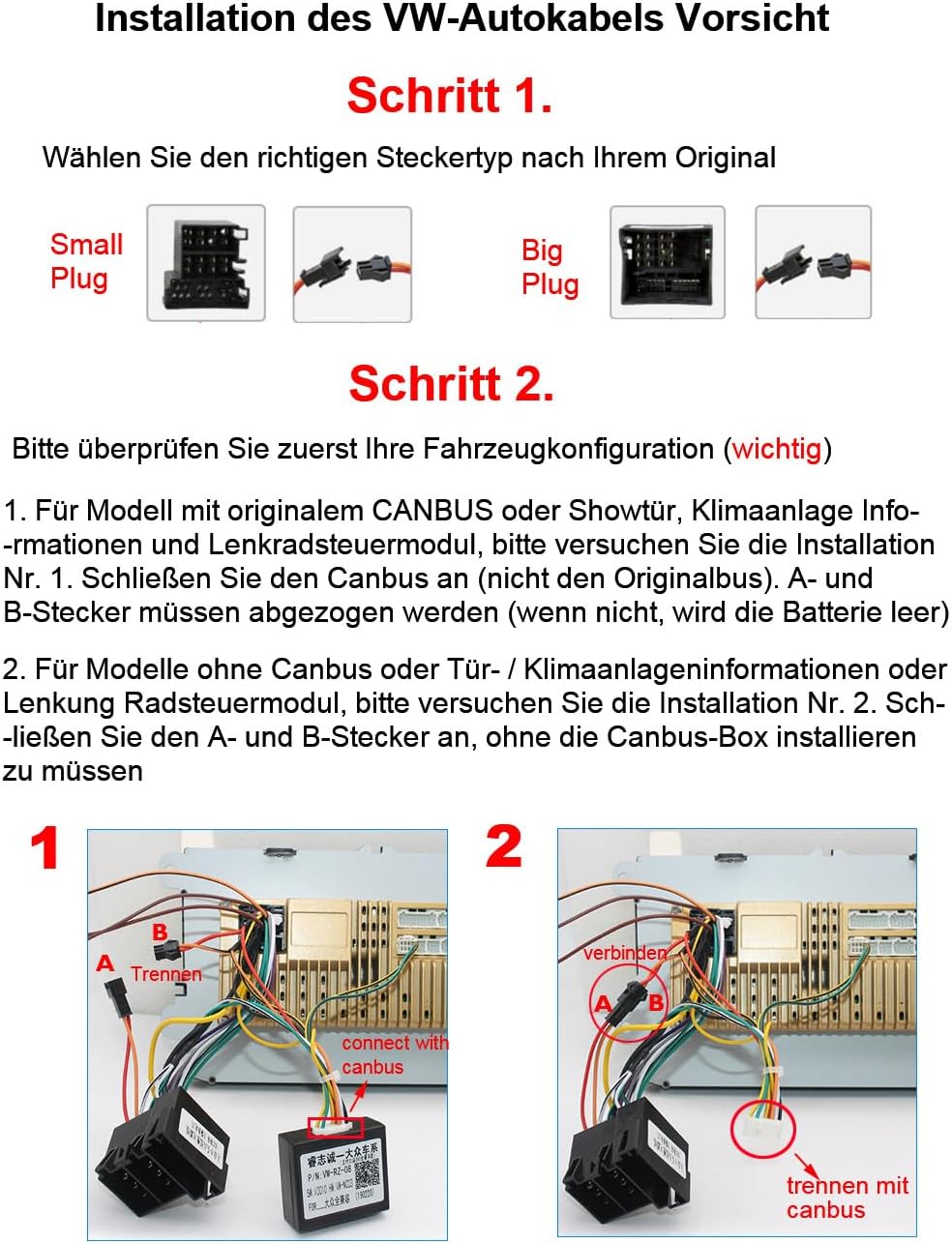 ESSGOO Android15 4+64G Wireless CarPlay Androidd Auto Autoradio Für VW Golf MK5 MK6 Polo Caddy Passa