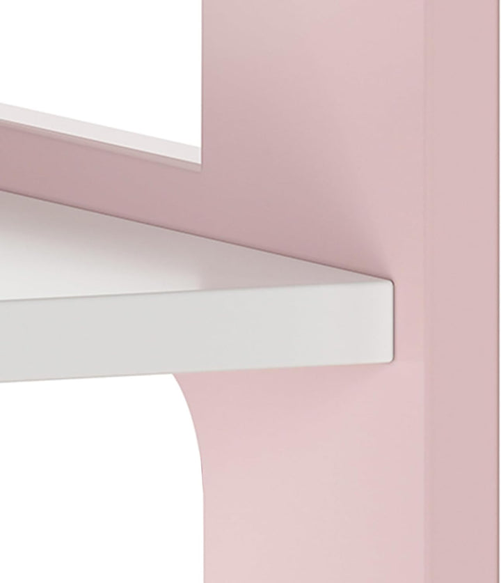 [en.casa] Kindergarderobe stehend Vestnes Kinder Kleiderschrank mit Kleiderstange 114 x 77 x 30 cm K