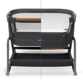 Maxi-Cosi Iora Plus Baby Stubenbett, 0-6M (9 kg), Klappbares und Leichtes Beistellbett Baby, Schauke