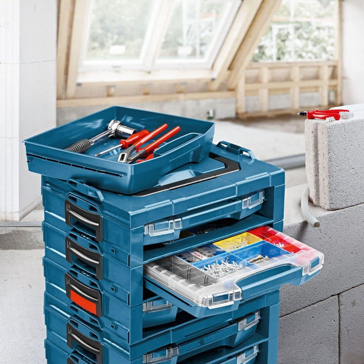 Bosch Sortimo Insetboxenset professional blau| i-BOXX 72 3er Set mit Insetboxen A3, H3 & I3 | Für i-