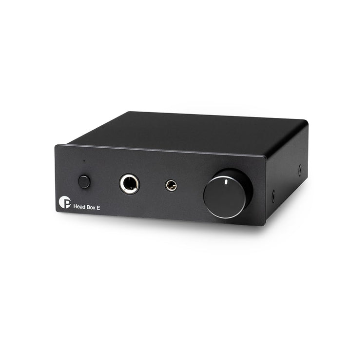 Pro-Ject Head Box E Mikro High End Kopfhörerverstärker (Schwarz), Schwarz