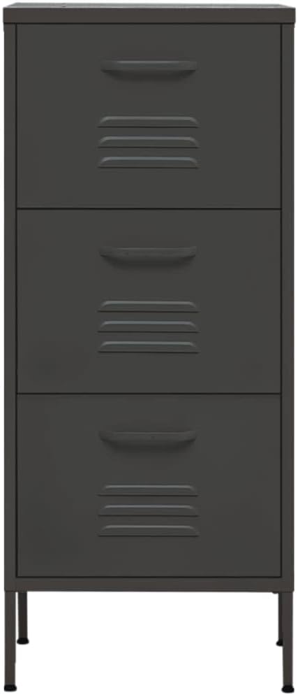 Aktenschränke mit 3 Schubladen, vertikaler Metallschrank, freistehend, Küche, Speisekammer, Aufbewah