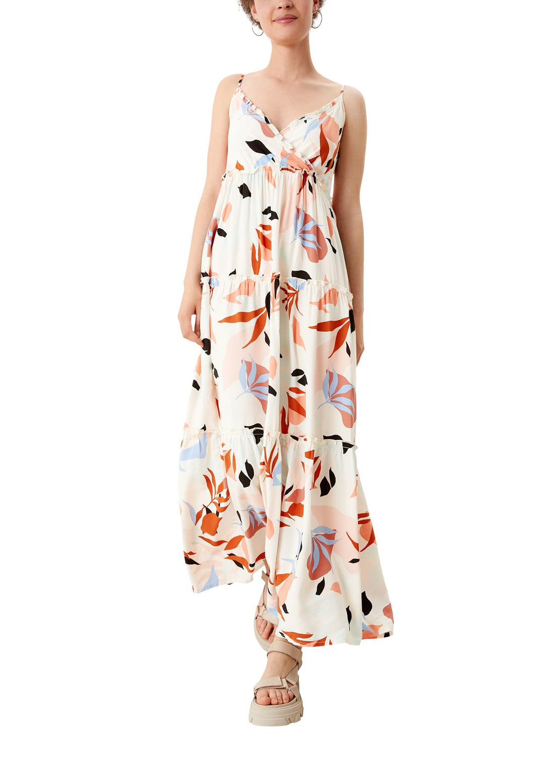 Q/S designed by Damen Kleid 34 Helles_beige, 34 Helles_beige