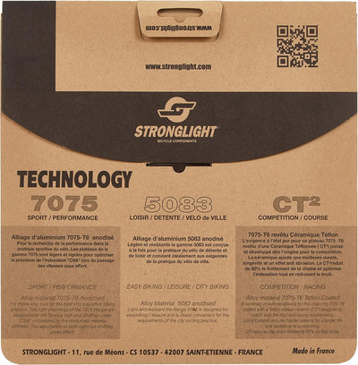 Stronglight Kettenblatt mit 5 Armen, 130 Stück, 39