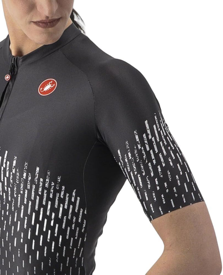 CASTELLI Damen Aero Pro W Jersey T-Shirt L Helles Schwarz, L Helles Schwarz