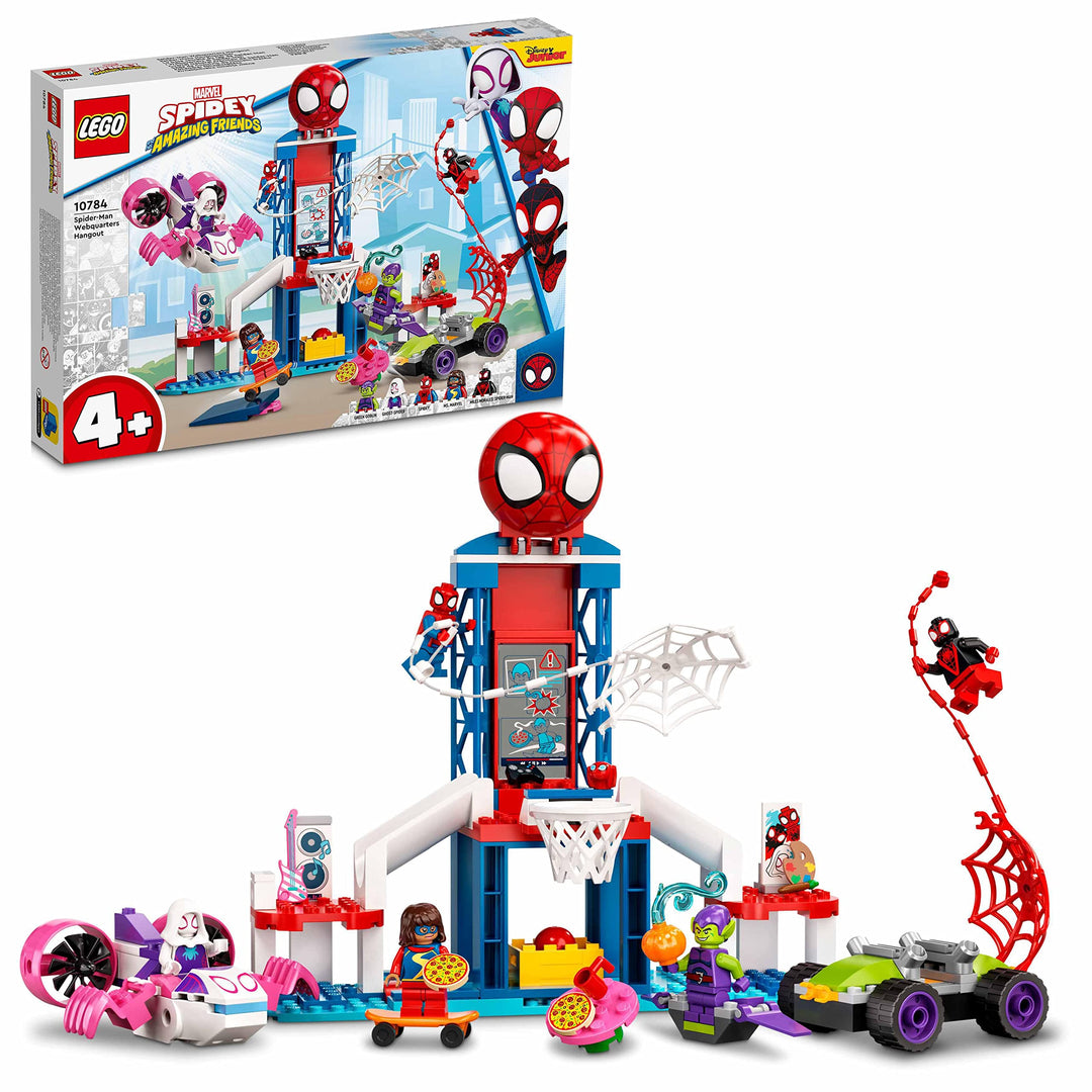 LEGO 10784 Marvel Spidey und Seine Super-Freunde, Spider-Mans Hauptquartier, Spielzeug zum Bauen ab