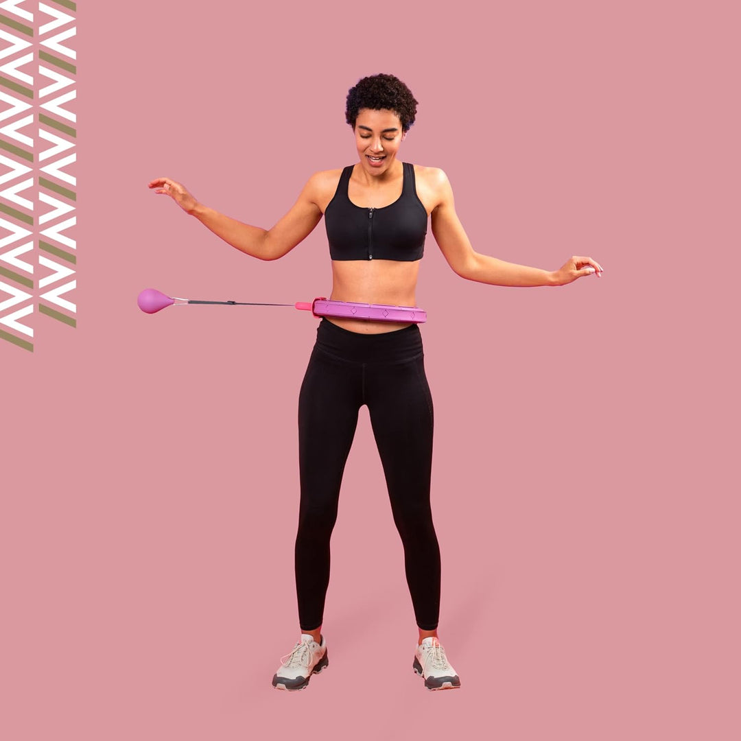 Swiss Activa+ Smart Hula Hoop mit Zähler- Hula Hoop der Nicht runter fällt - Smart Hula Hoop Reifen