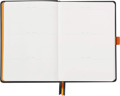 Rhodia 118571C Notizheft Goalbook (DIN A5, 14,8 x 21 cm, Dot, praktisch und trendige, mit festem Dec