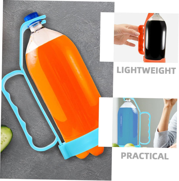 NUOBESTY 2 Stück Getränkeflaschengriff Ergonomisch Grosser Flaschenhalter Stabiler Haltegriff für So