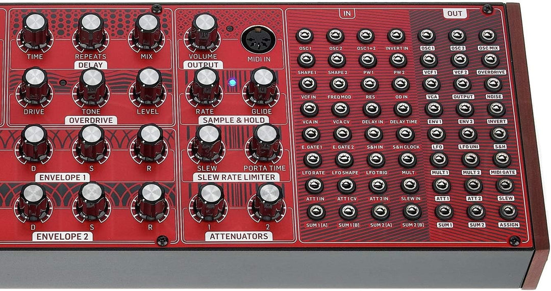 Behringer NEUTRON Paraphonic Analog and Semi-Modular Synthesizer with Dual 3340 VCOs, Multi-Mode VCF