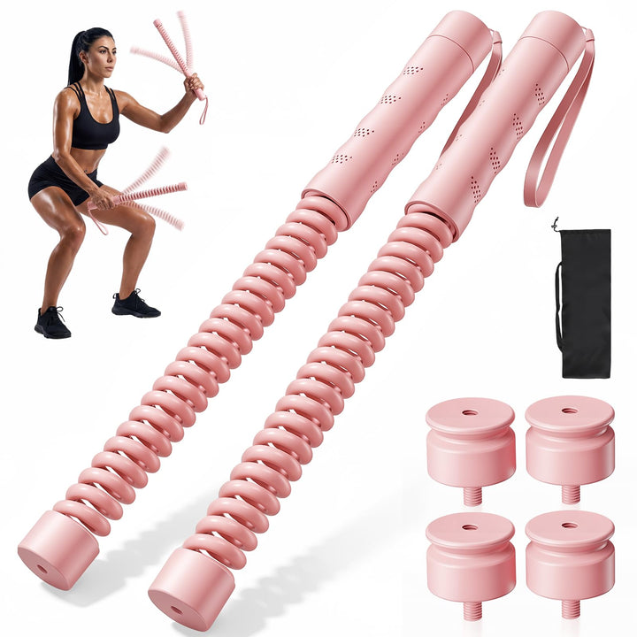Battle Rope ohne Seil für das Heimtraining, Ropeless Battle Ropes mit 4 x 50 g Gegengewichten & Aufb