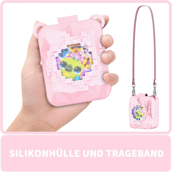 Digitale Haustier Silikon Schutzhülle für Bitzee Magicals, stossfest, Kratzfest, kommt mit hängendem