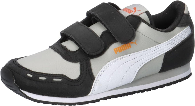 PUMA Unisex Kinder Cabana Racer Sl 20 V Ps Sneaker 32 EU Ash Gray Puma White Puma Black, 32 EU Ash G