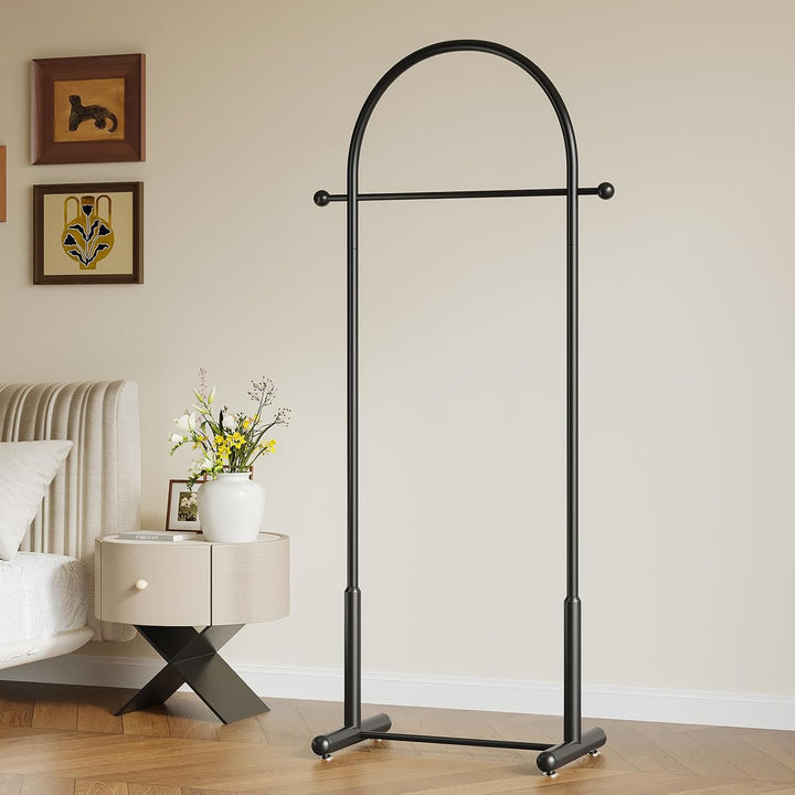 Schwerlast-Kleiderständer aus Metall – Bogenförmige platzsparende Garderobe für Kleidung & Accessoir