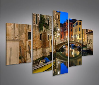 islandburner Bild Bilder auf Leinwand Venice MF Venedig XXL Poster Leinwandbild Wandbild Dekoartikel