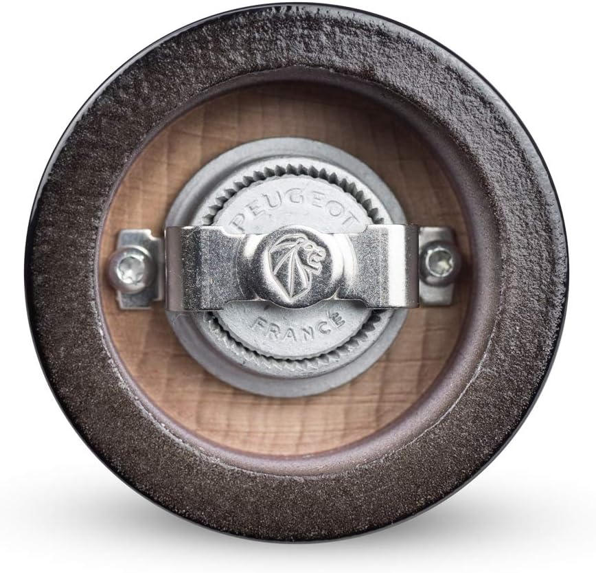 Peugeot Paris Manuelle Pfeffermühle, Klassische Mahlgradeinstellung, Höhe: 12 cm, Holz, Schwarz, 187