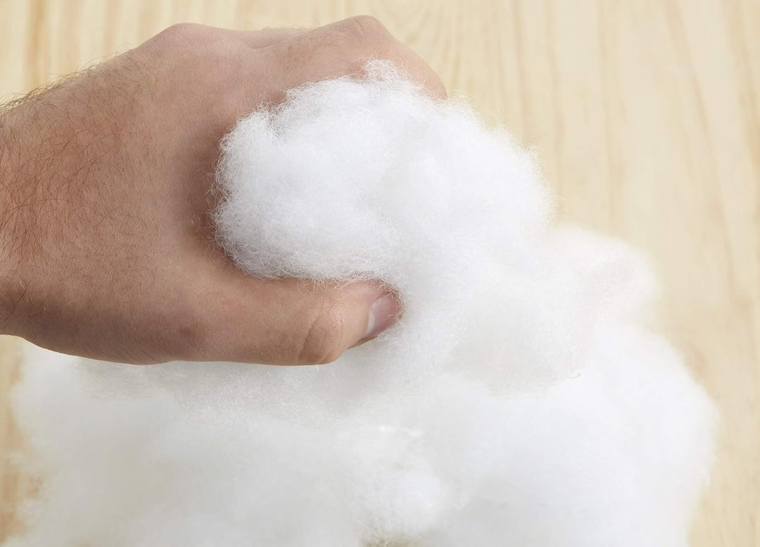 Textilhome – Füllwatte aus silikonisierter Hohlfaser 100% Polyester 1 kg | Weiches Füllmaterial für
