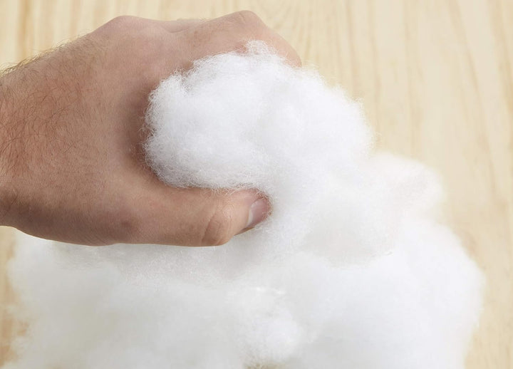 Textilhome – Füllwatte aus silikonisierter Hohlfaser 100% Polyester 1 kg | Weiches Füllmaterial für