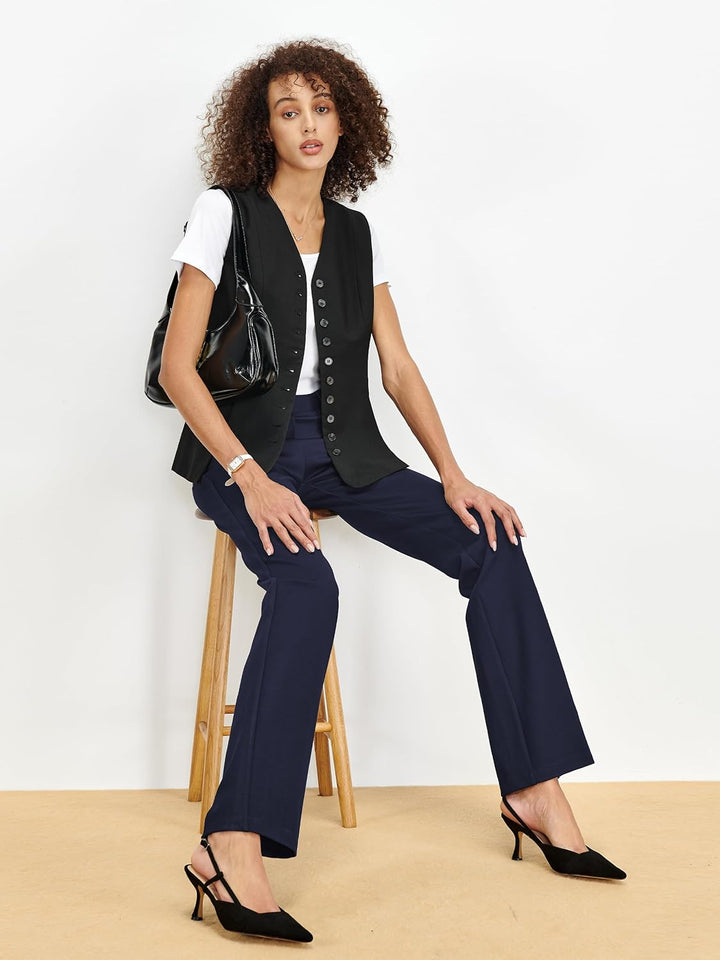 Tapata Damen 71cm/76cm/81cm/86cm Bootcut Stretch-Hose mit 4 Taschen, Tall/Lang/Regulär/Petite Für Bü