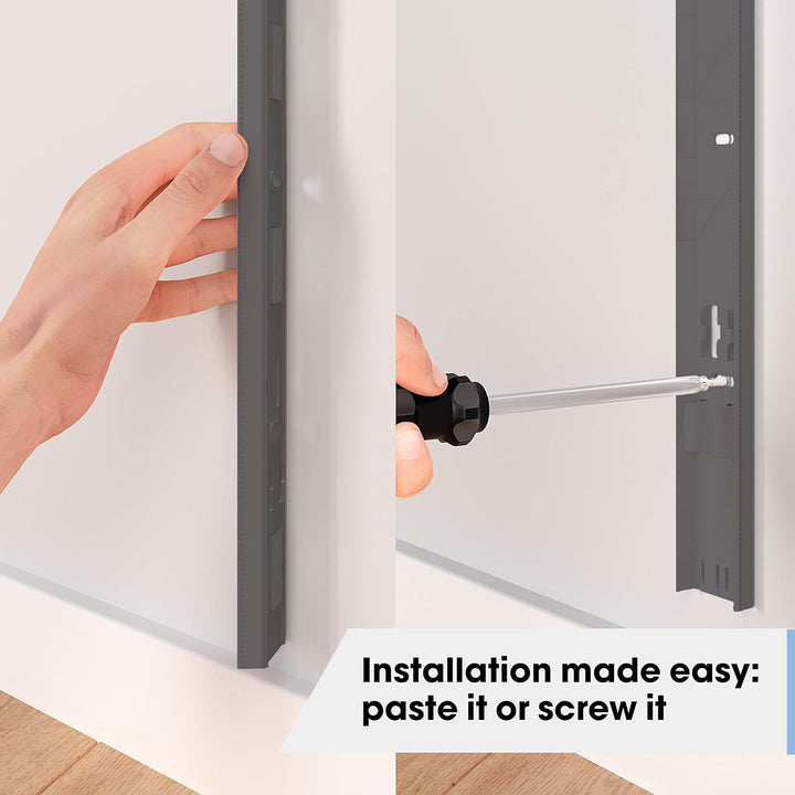 Vogel's TVA 6000 Kabelkanal Schwarz, Bis zu 4 Kabel, Minimalen Abstand zur Wand nur 1.4 cm, Länge vo