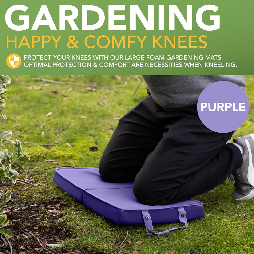 BLOSTM Extra dicke Garten-Knieunterlage – grosse, faltbare Garten-Knieunterlage mit Griffen – wasser