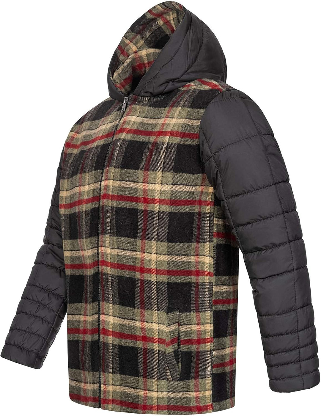 Rock Creek Herren Übergangsjacke Karierte Flanelljacke H-265 M Dunkelgrün, M Dunkelgrün