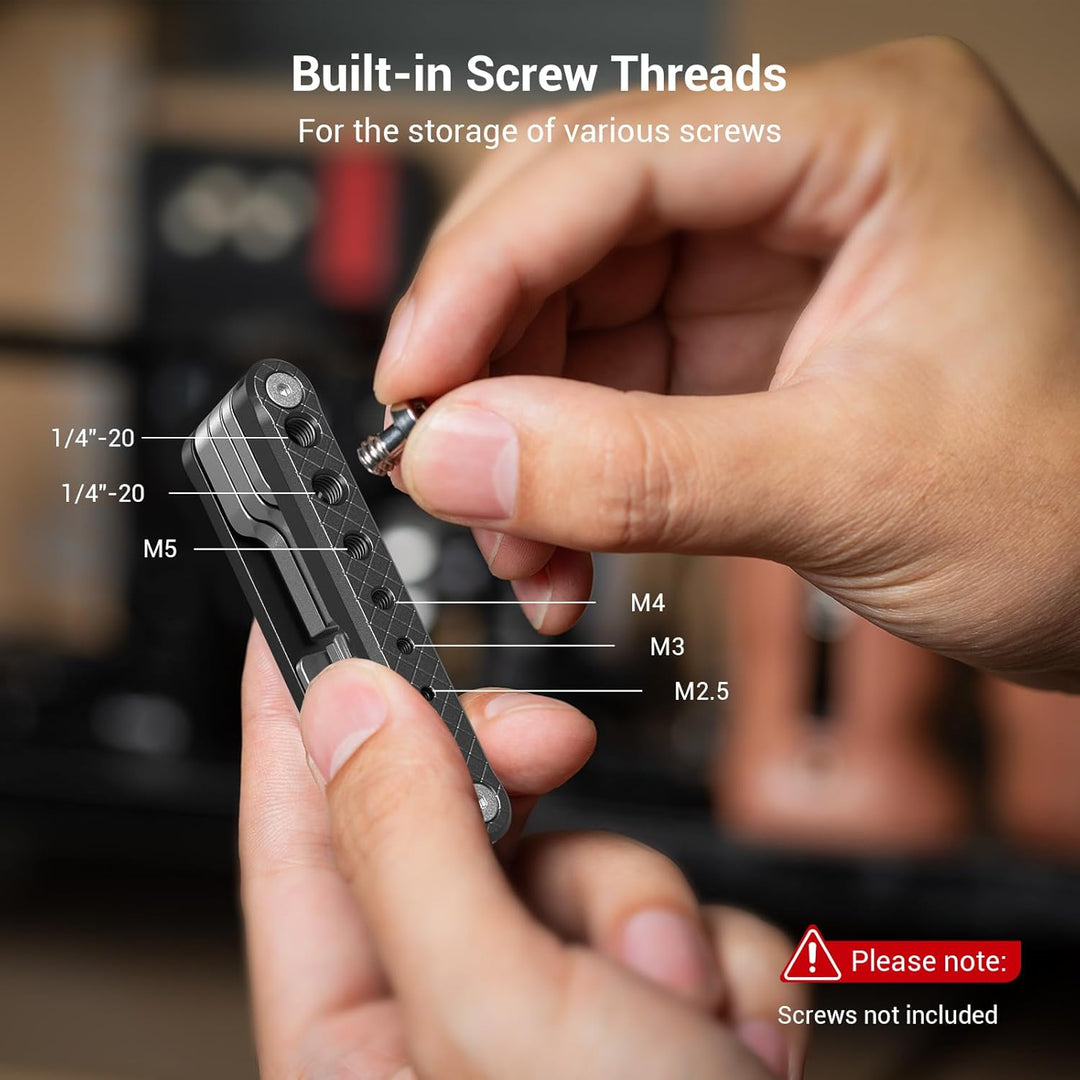 SMALLRIG Kamera Multitool Werkzeug mit Schraubendreher und Schraubenschlüssel, Folding Screwdriver T