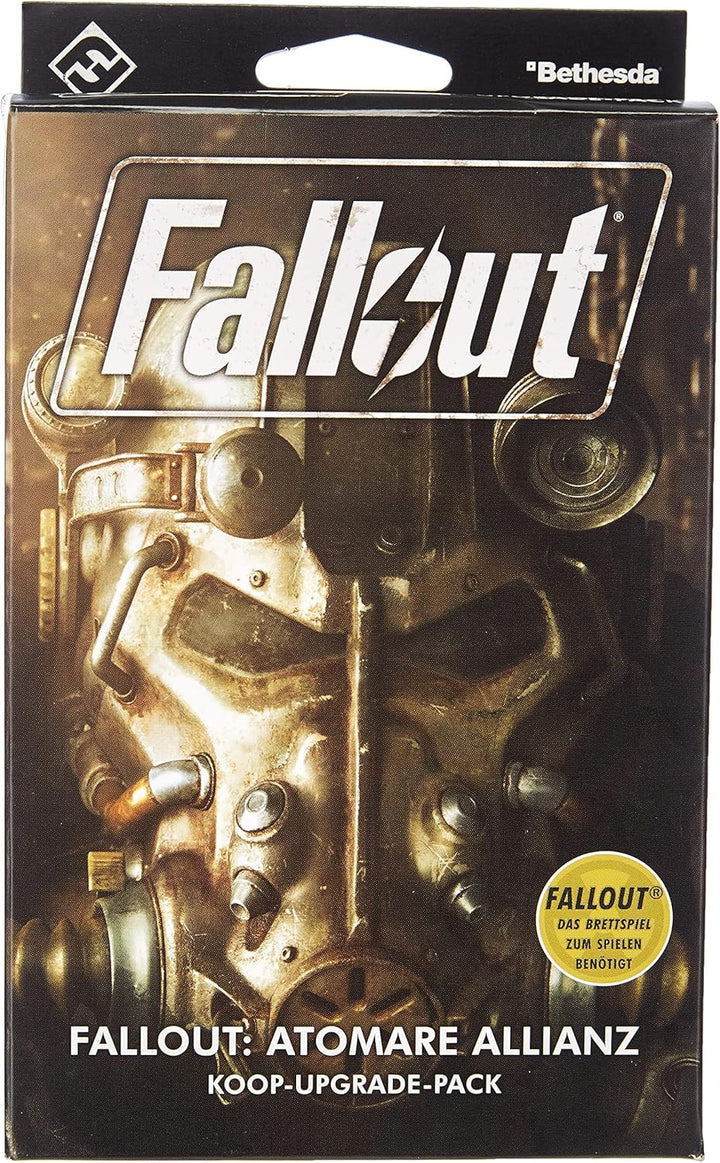 Fantasy Flight Games, Fallout – Atomare Allianz, Erweiterung, Expertenspiel, Strategiespiel, 1-4 Spi